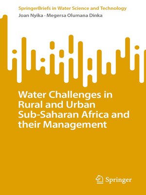 cover image of Water Challenges in Rural and Urban Sub-Saharan Africa and their Management